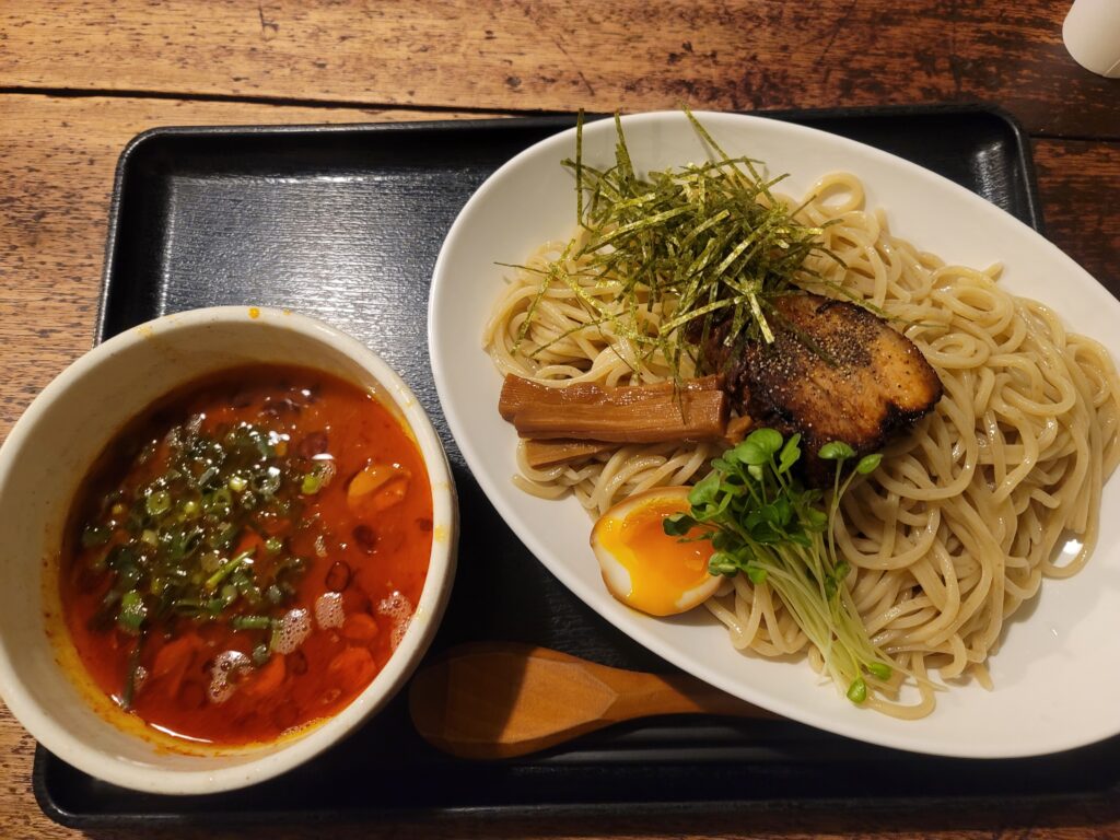 ペペロンチーノ塩つけ麺