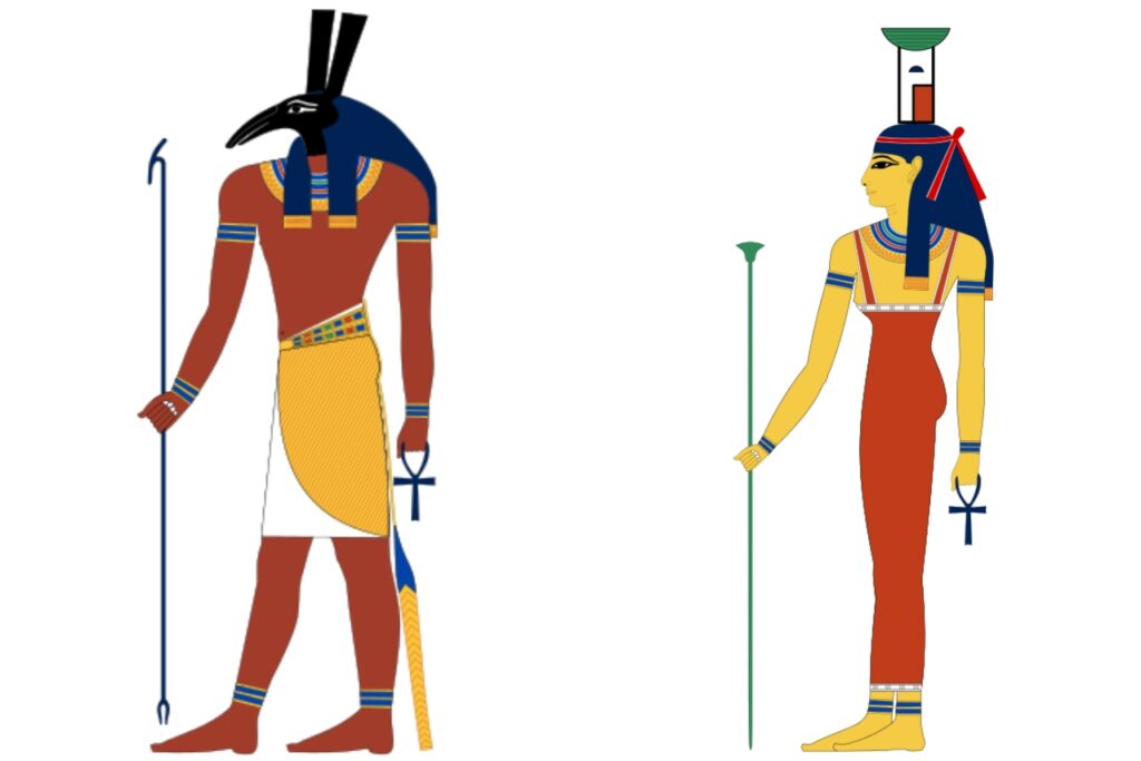 エジプト神話　セト　ネフティス