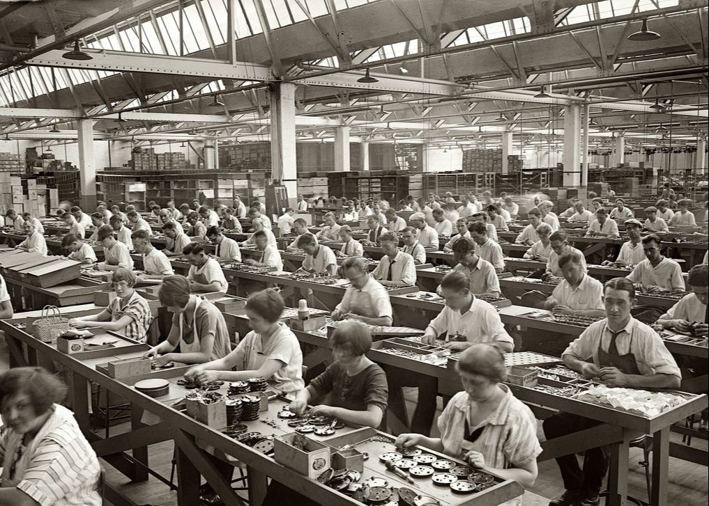 産業革命時の労働者たち